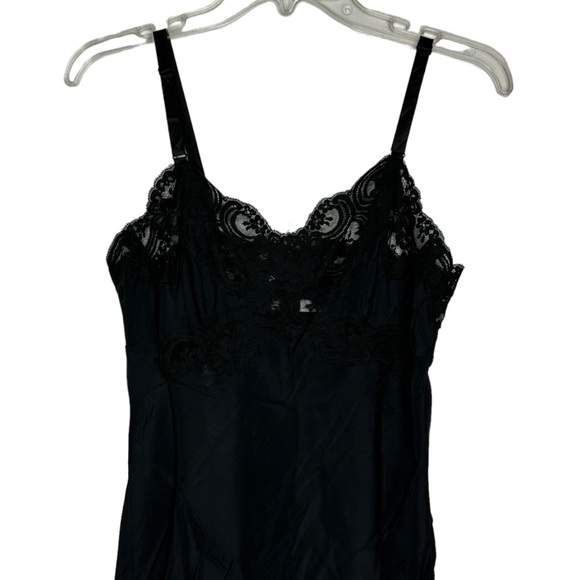 Vintage Black Nylon Full Slip - Picture 2 of 6